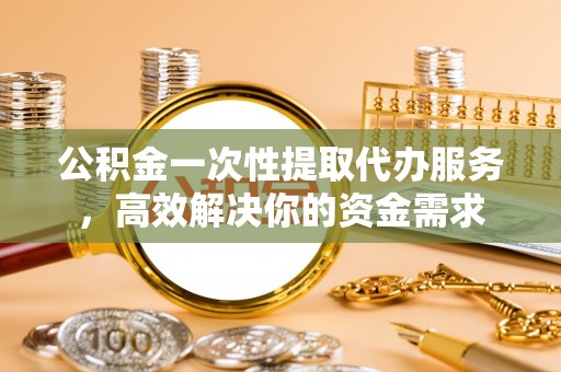洞口公积金一次性提取代办服务，高效解决你的资金需求