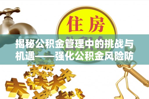 洞口揭秘公积金管理中的挑战与机遇——强化公积金风险防控的多维策略