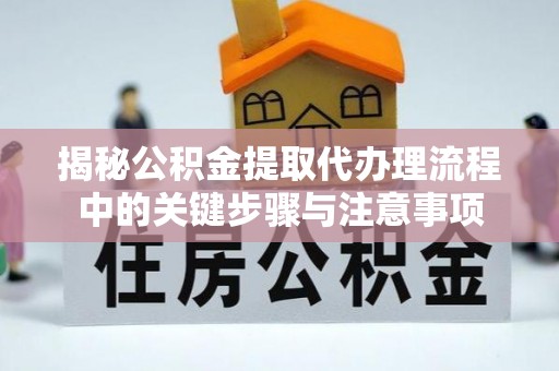洞口揭秘公积金提取代办理流程中的关键步骤与注意事项