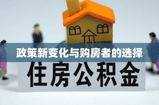 洞口政策新变化与购房者的选择
