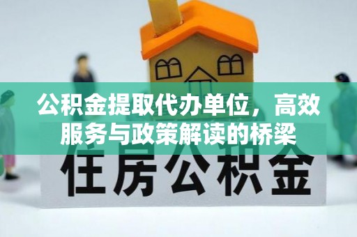 洞口公积金提取代办单位，高效服务与政策解读的桥梁
