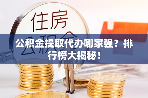 洞口公积金提取代办哪家强？排行榜大揭秘！