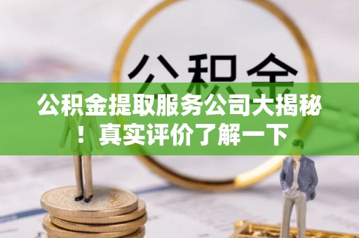洞口公积金提取服务公司大揭秘！真实评价了解一下