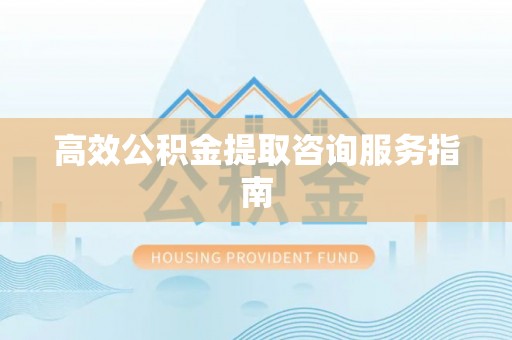 洞口高效公积金提取咨询服务指南